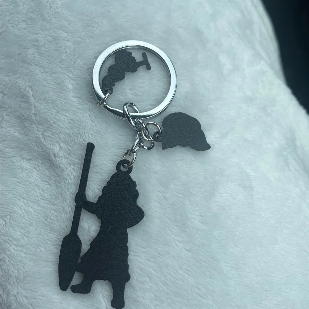Disney Moana Keychain with Pua and Hei Hei Charms new metal
